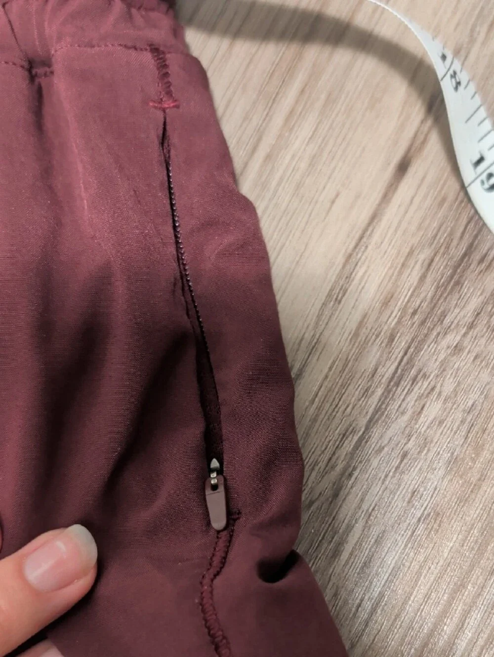 lululemon athletica Women's Athletic Shorts in Deep Maroon - Picture 5 of 5